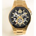 Gold Automatic Gents Watch Spring Summer Collection Bulova