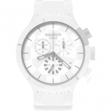 Swatch Chequered White watch