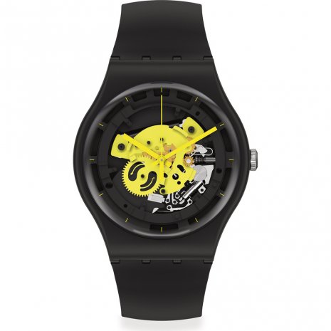 Swatch Time to yellow big watch