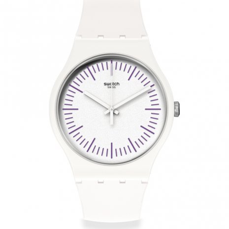 Swatch Whitenpurple watch